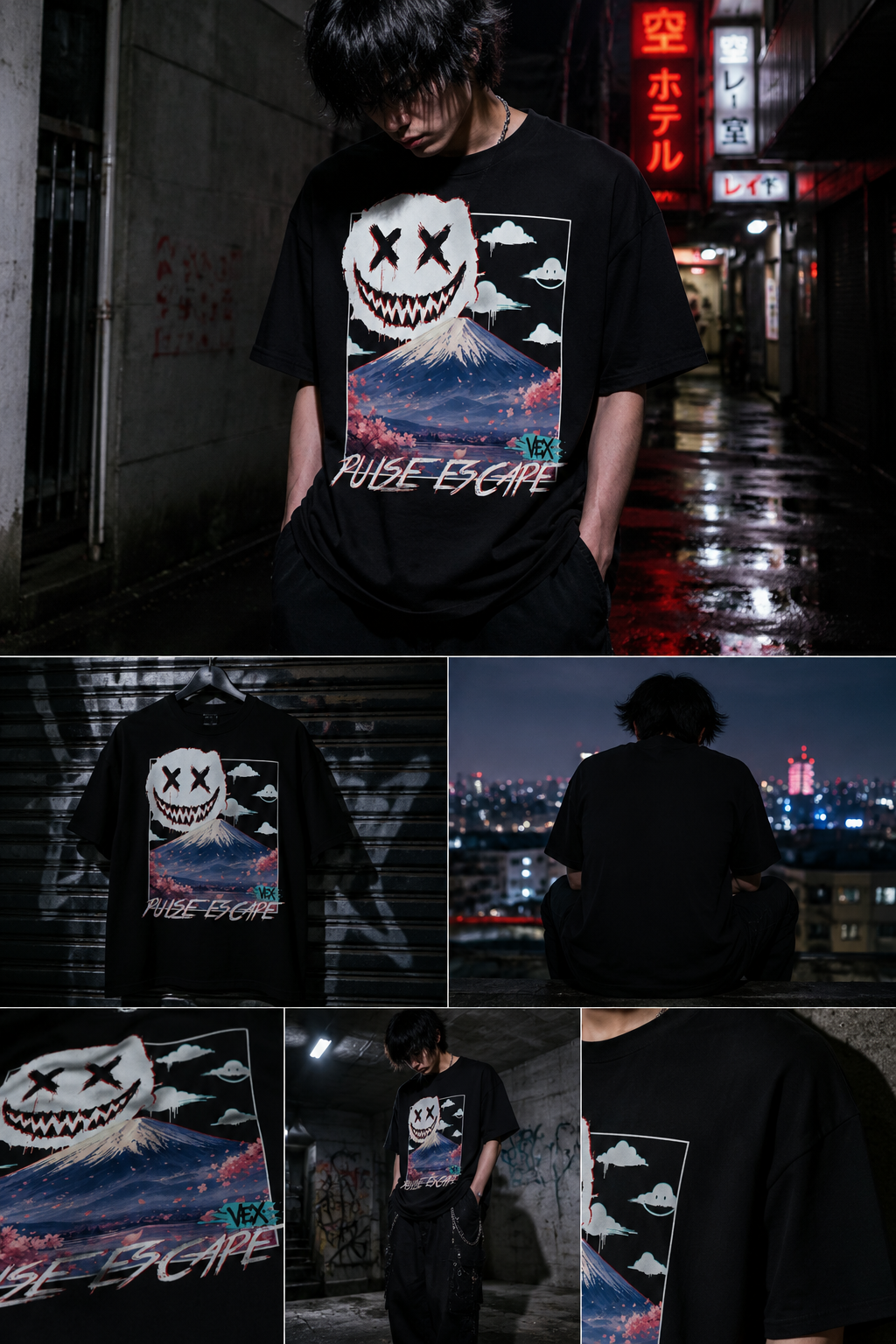 pulse escape - fuji-sama tee