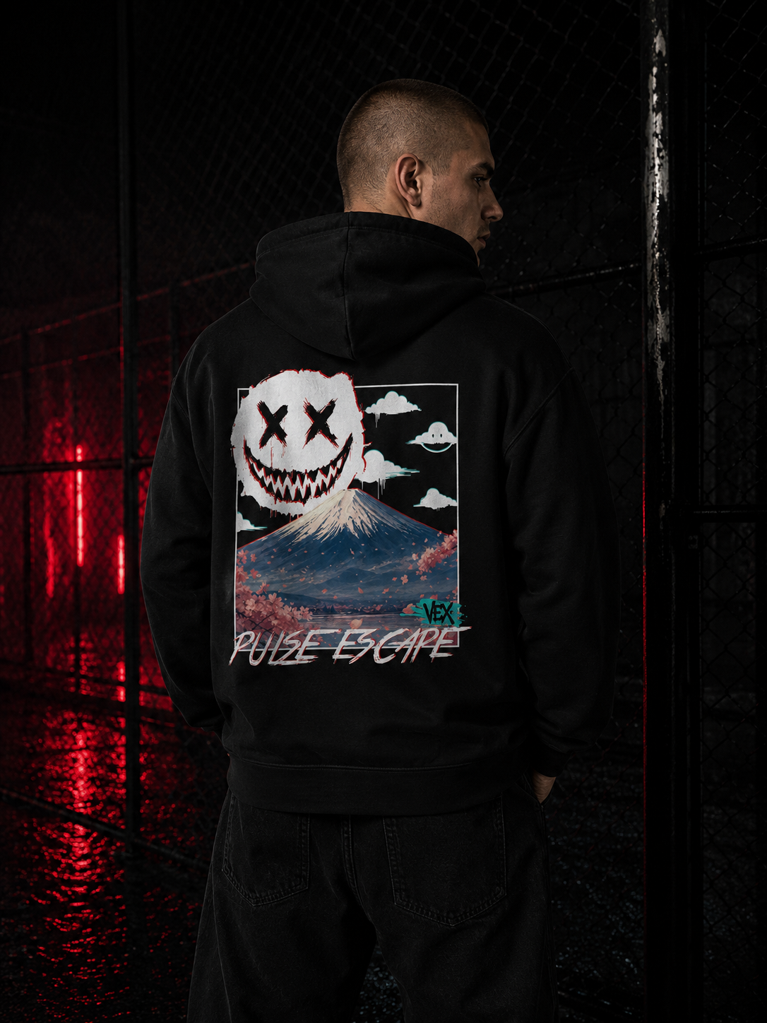 pulse escape - fuji-sama hoodie