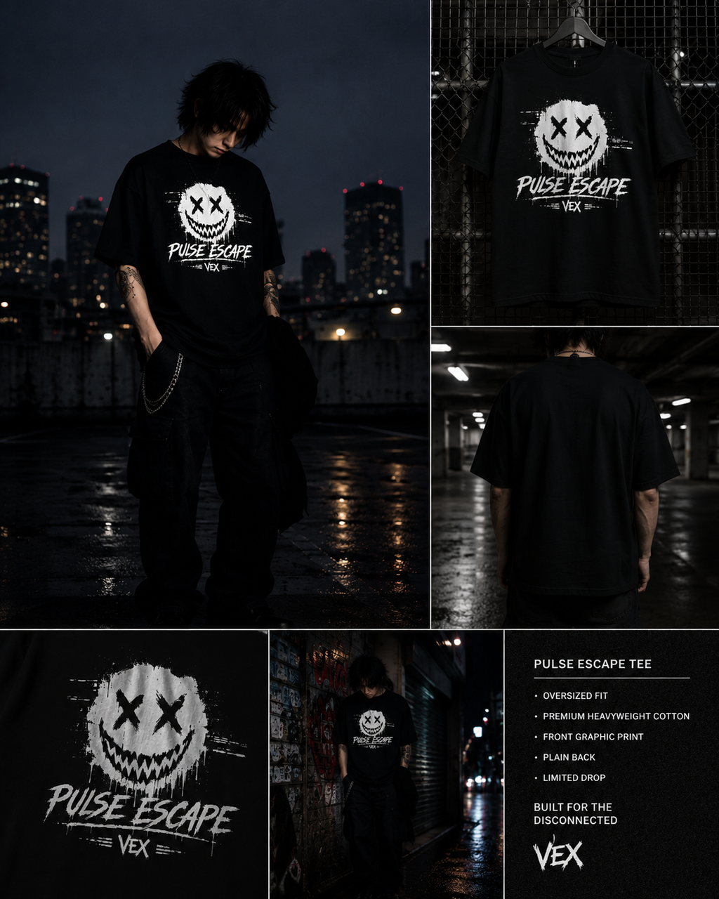 pulse escape - vex core tee